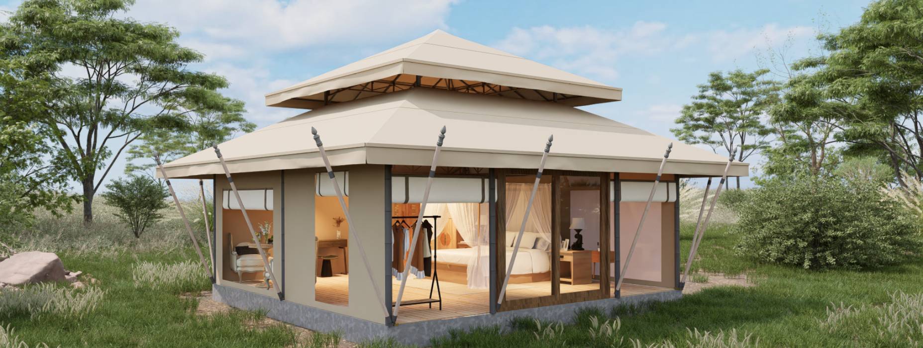 浉河区户外野奢帐篷